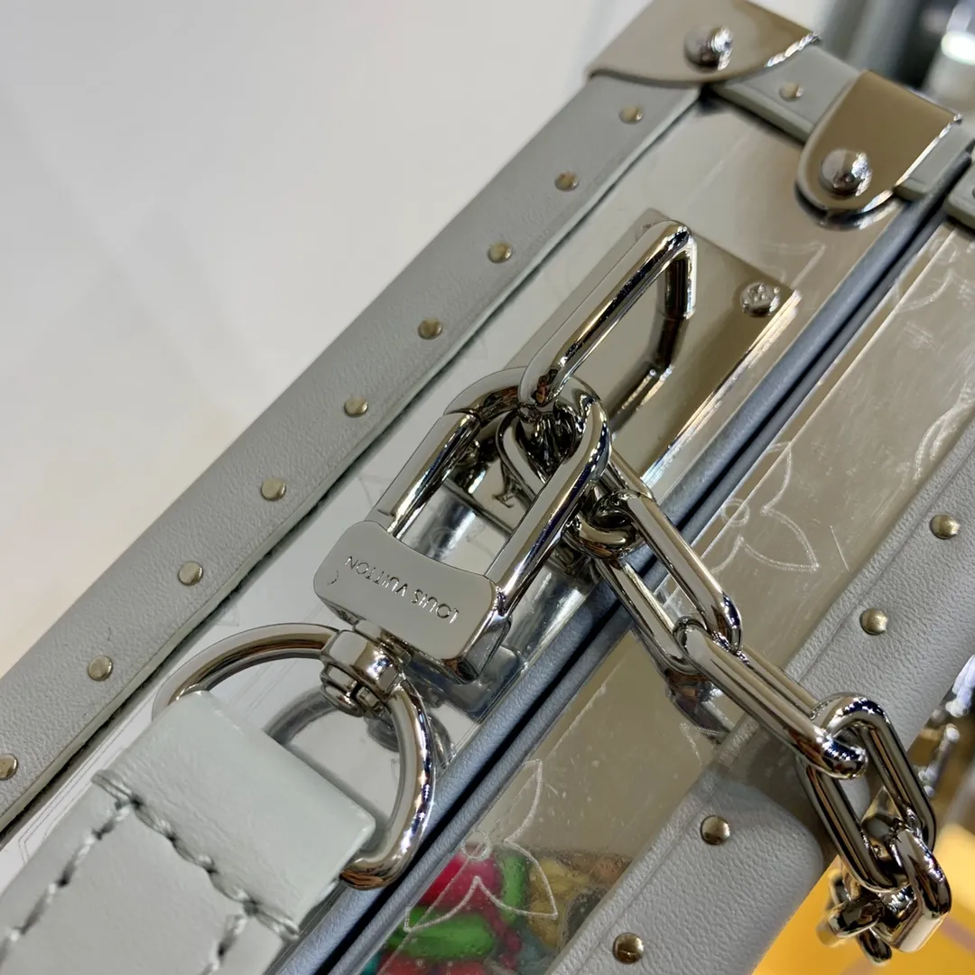 Louis Vuitton シルバー ミラーソフトトランク ファニーパック - 画像 (6)