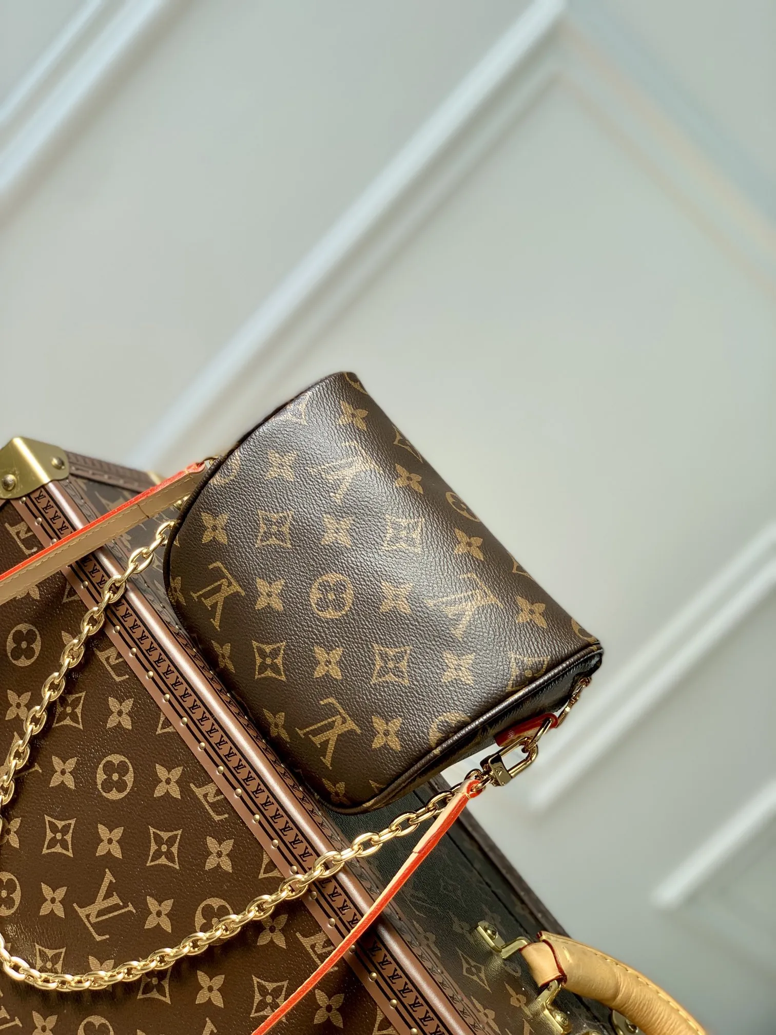 LOUIS VUITTON グラデーション ファニーパック ブラウン MINI - 画像 (4)