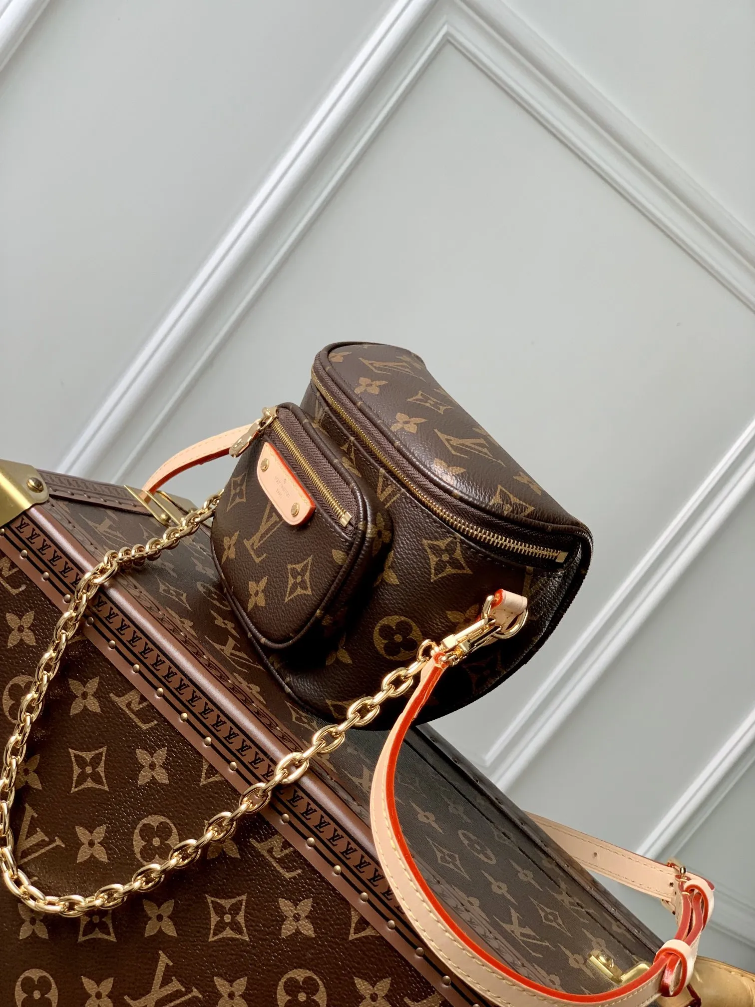 LOUIS VUITTON グラデーション ファニーパック ブラウン MINI - 画像 (10)