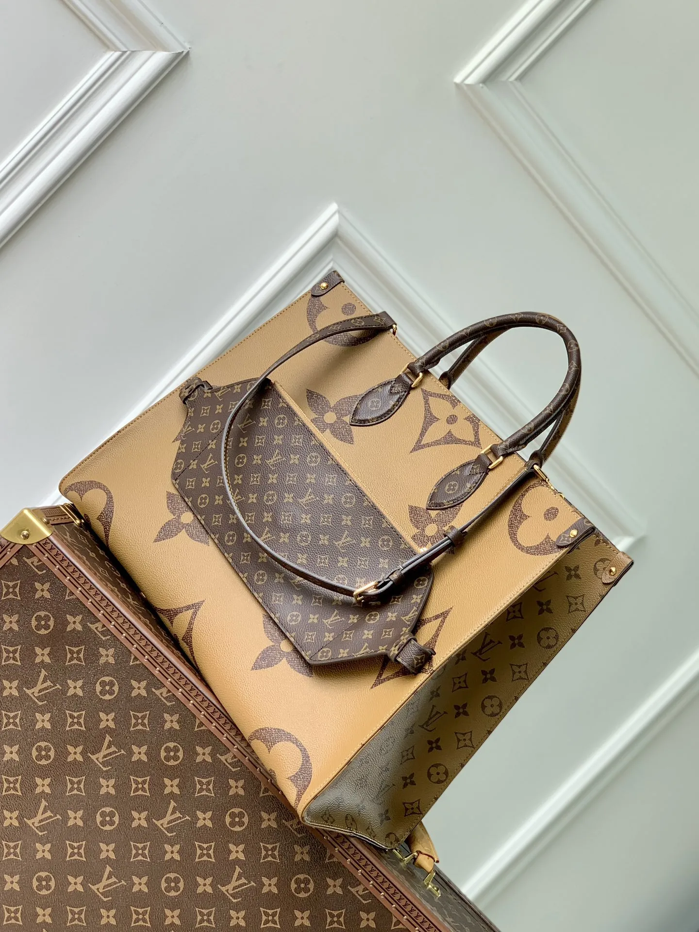 Louis Vuitton OnTheGo Voyage ブラウン ファニーパック付き - 画像 (3)