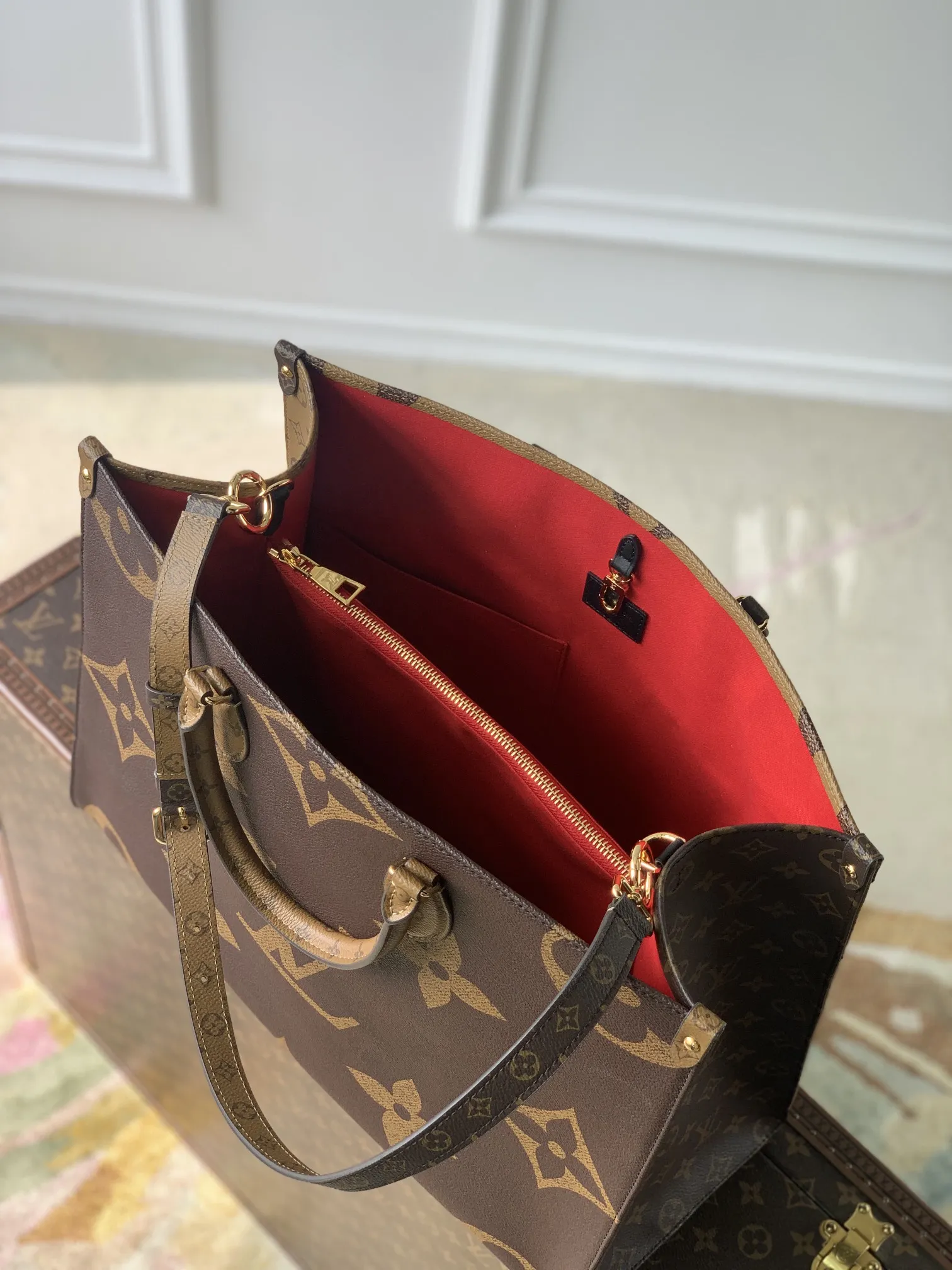 Louis Vuitton OnTheGo Voyage ブラウン ファニーパック付き - 画像 (10)