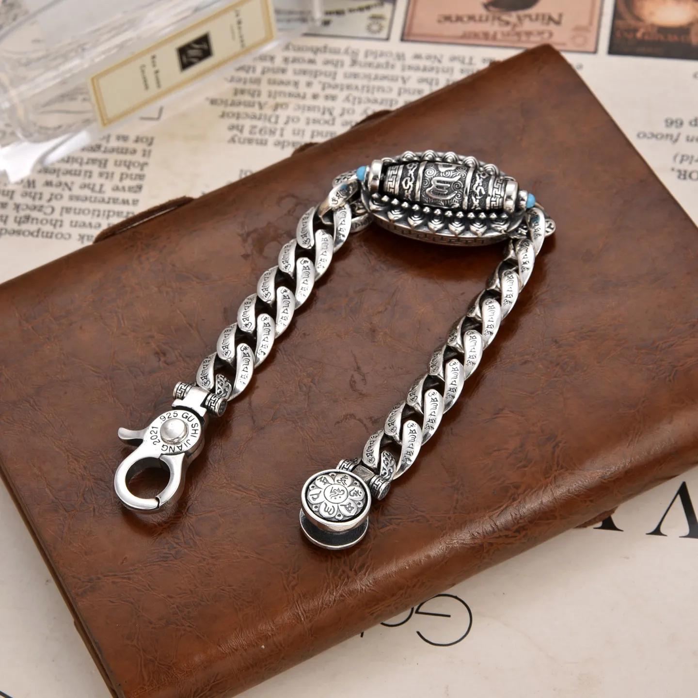 メタルエイジ シルバー カーブドチェーンブレスレット - 画像 (6)