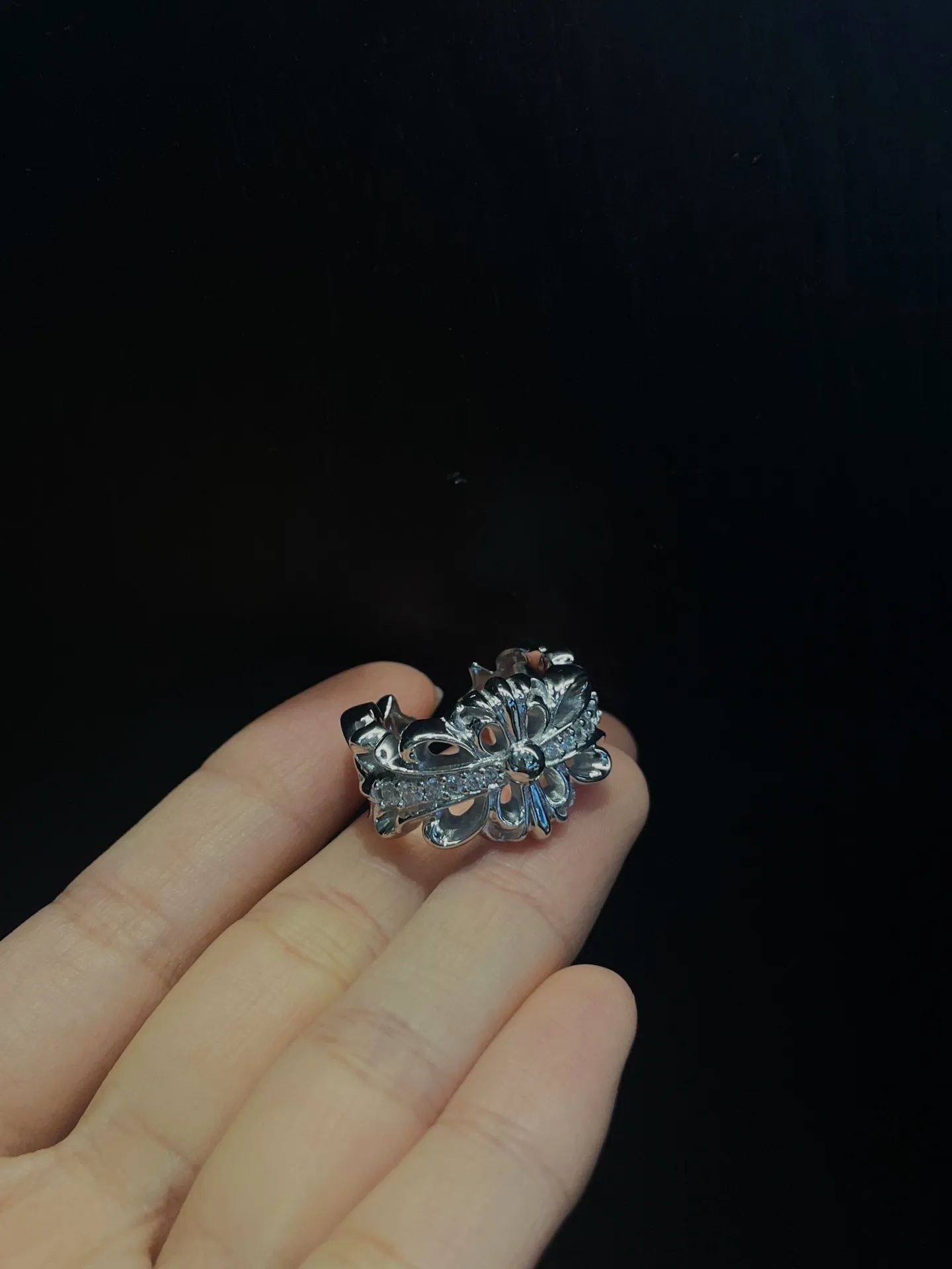 Chrome Hearts シルバープラチナアイリスリング - 画像 (8)