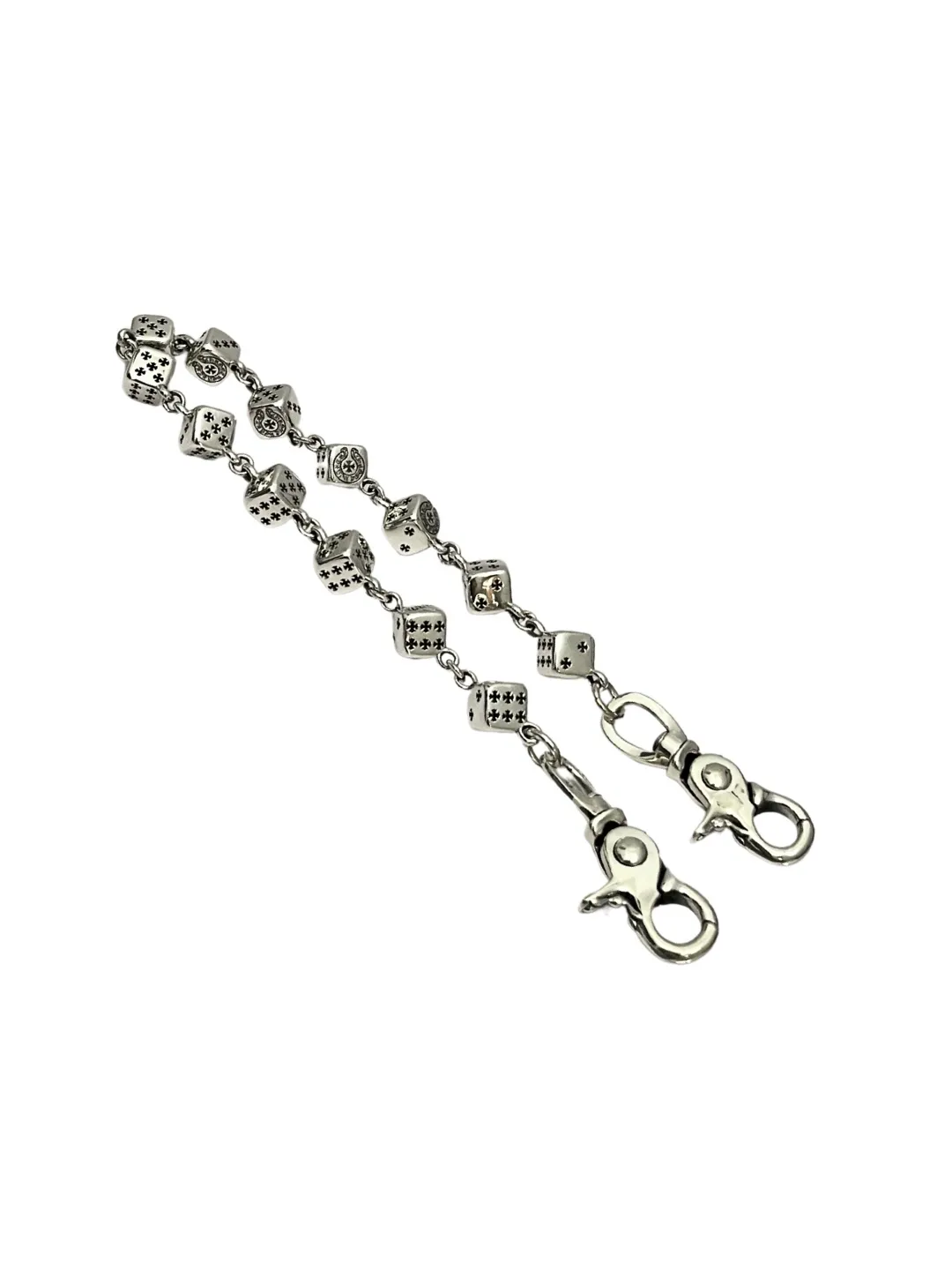 Chrome Hearts シルバー骰子 pants chain 50cm - 画像 (4)