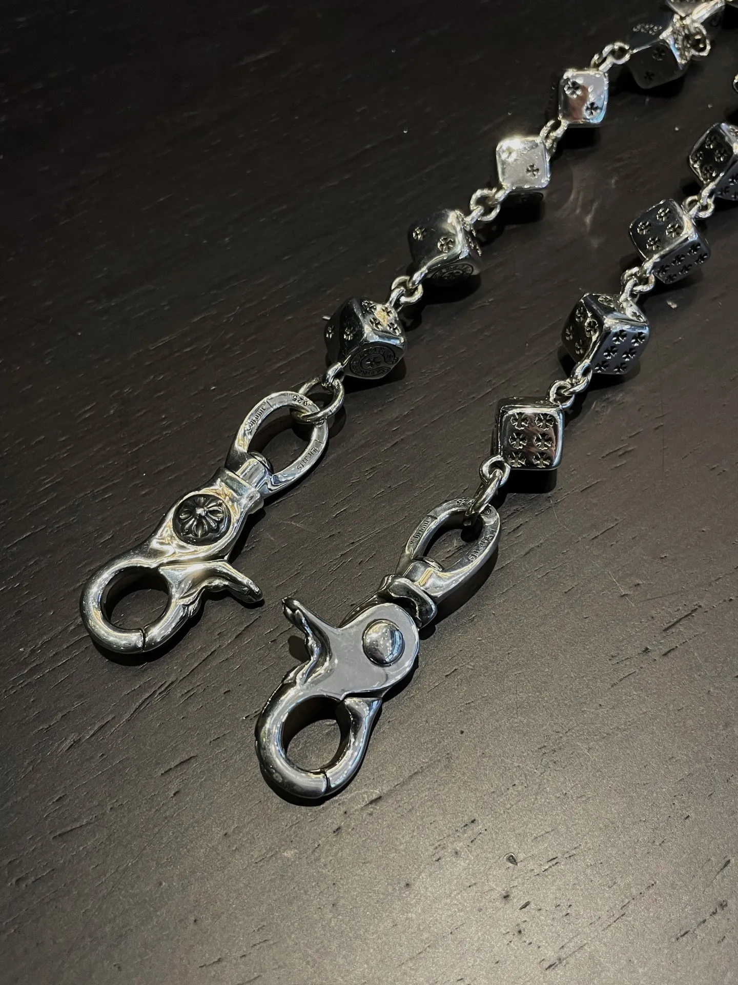 Chrome Hearts シルバー骰子 pants chain 50cm - 画像 (5)