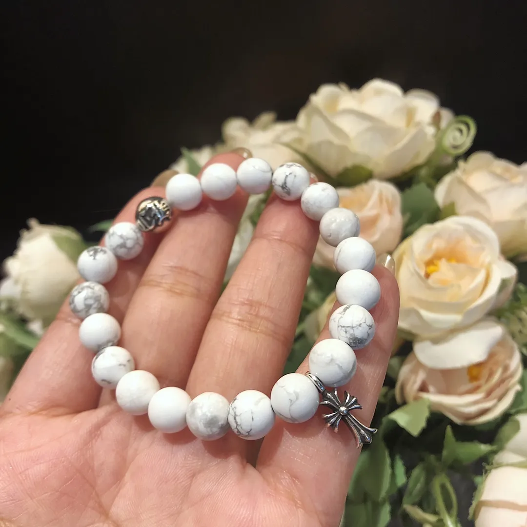 Chrome Hearts ホワイトビーズブレスレット - 画像 (5)