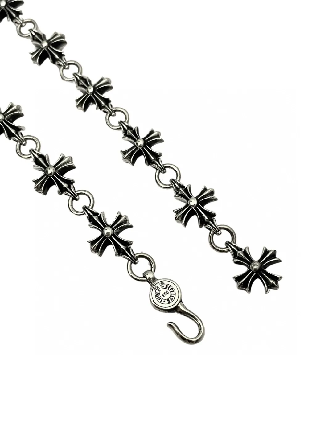 Chrome Hearts ブラッククロスネックレス - 画像 (4)