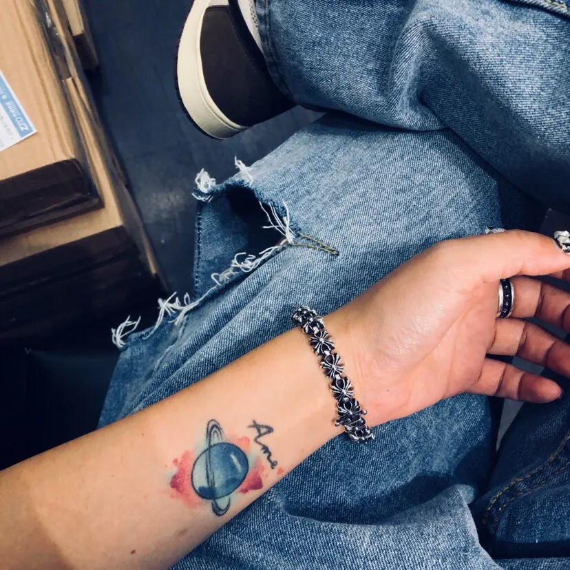 Chrome Hearts シルバー クロスフラワーブレスレット - 画像 (9)