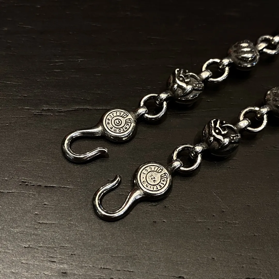 Chrome Hearts シルバー 六元素花珠手鍊 - 画像 (4)