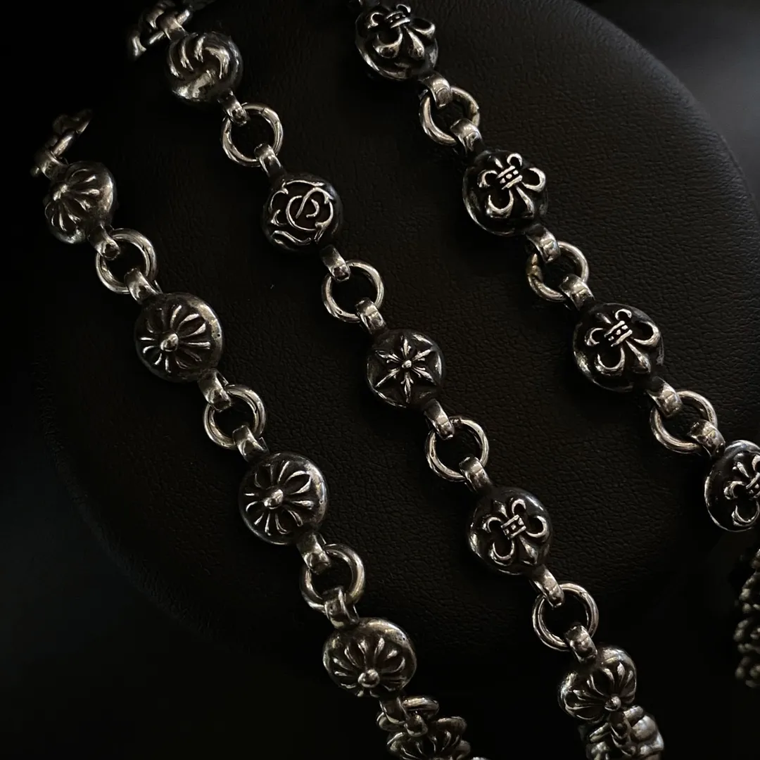 Chrome Hearts シルバー 六元素花珠手鍊 - 画像 (9)