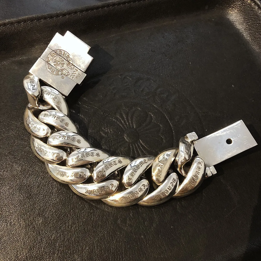 Chrome Hearts シルバー クロスチェーンブレスレット - 画像 (7)