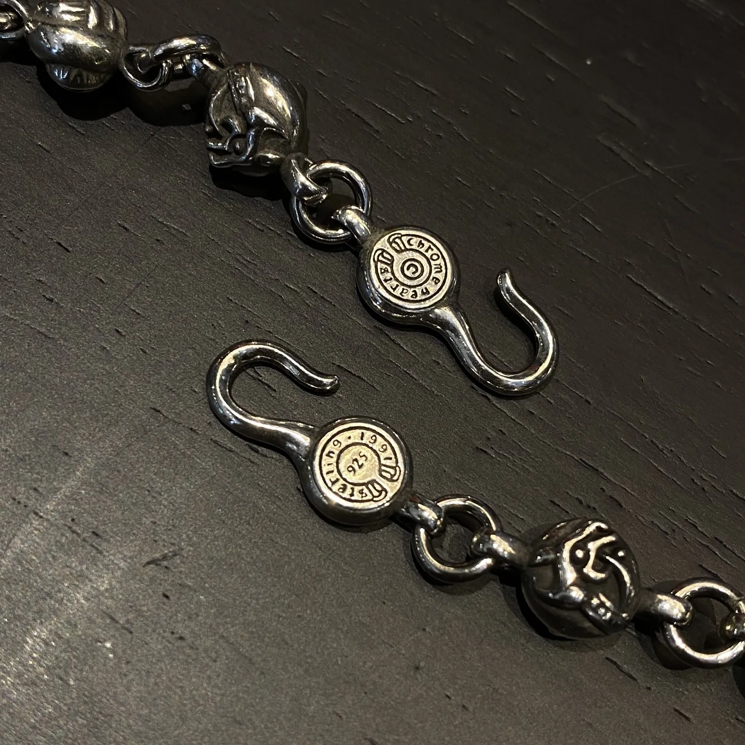 Chrome Hearts クロムハーツ ブラックビンテージビーズブレスレット - 画像 (7)