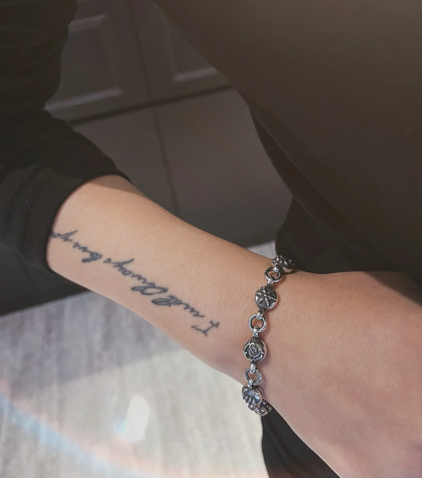 Chrome Hearts クロムハーツ ブラックビンテージビーズブレスレット - 画像 (9)