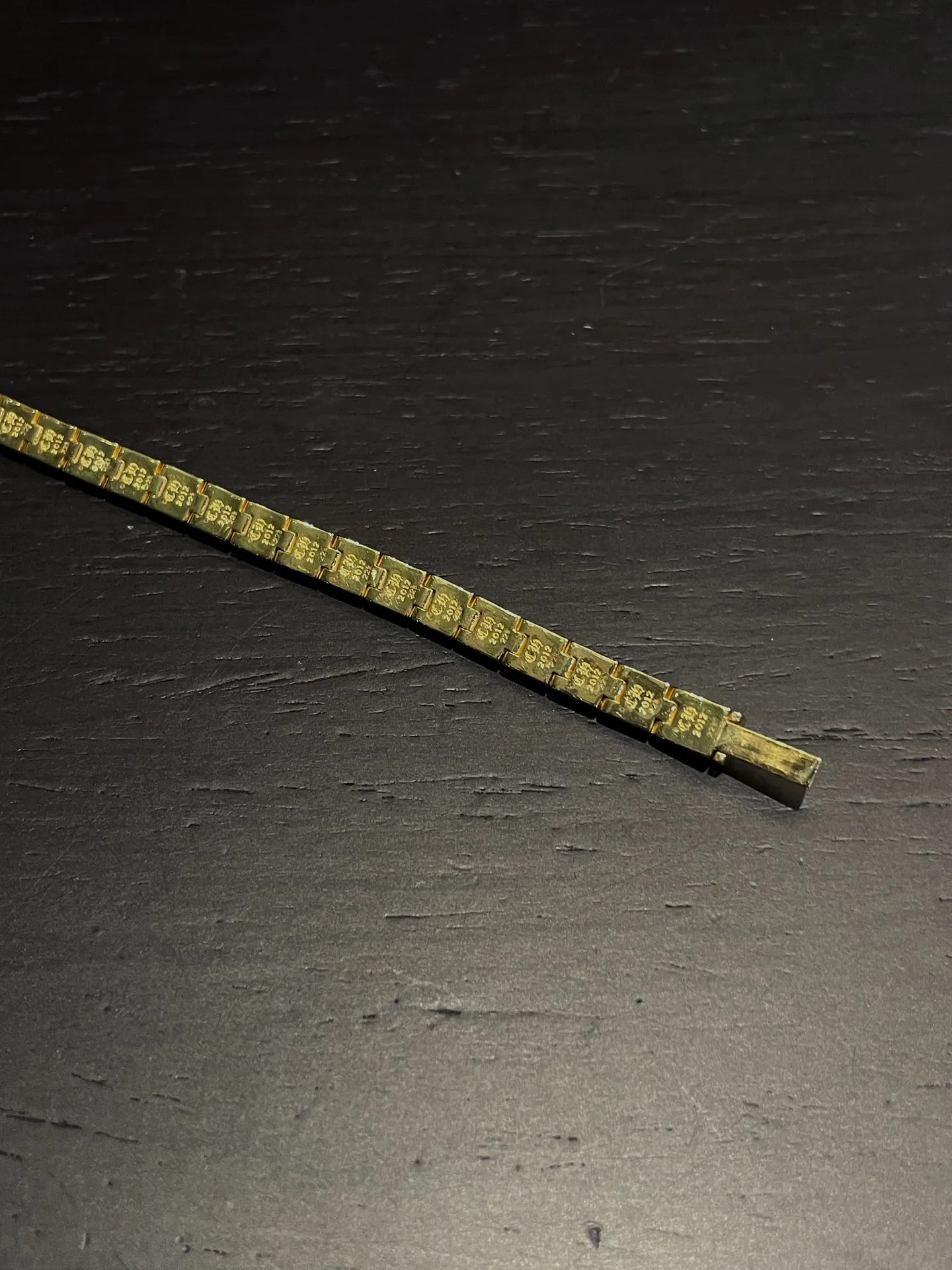 Chrome Hearts ゴールド十字花チェーンブレスレット - 画像 (6)