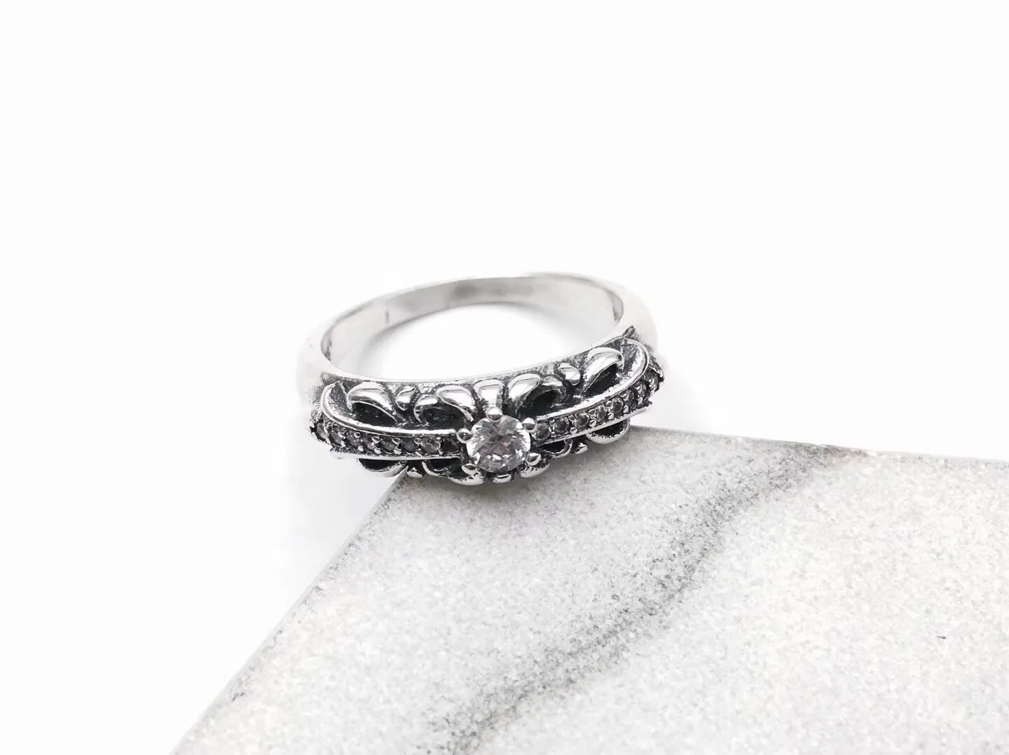 クロムハーツ シルバー クロスリング - 画像 (4)