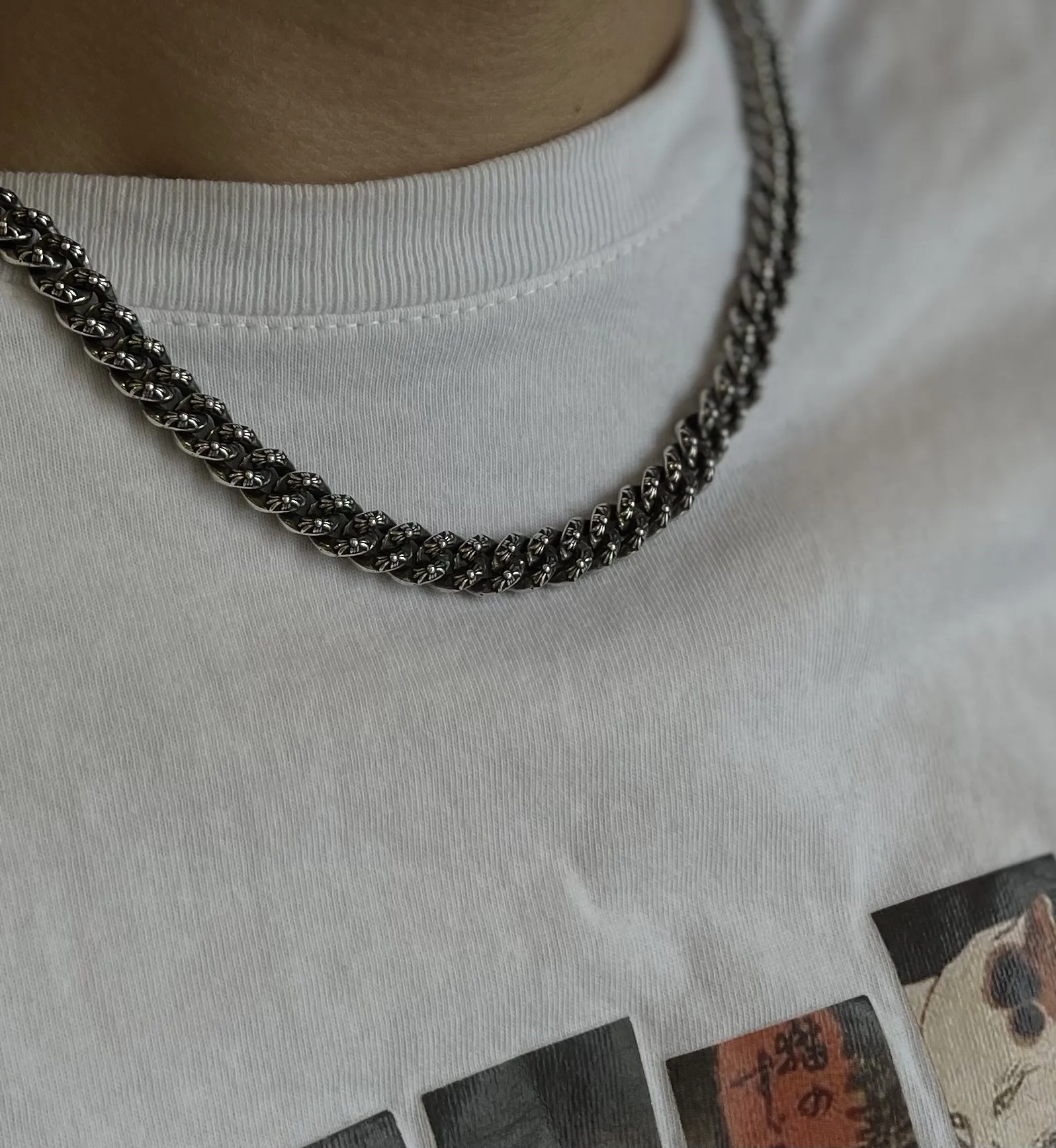 Chrome Hearts シルバー クロスチェーンネックレス - 画像 (10)