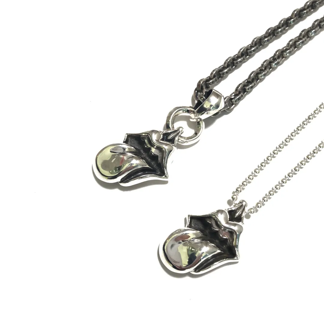 Chrome Hearts シルバー ロック舌ネックレス - 画像 (3)