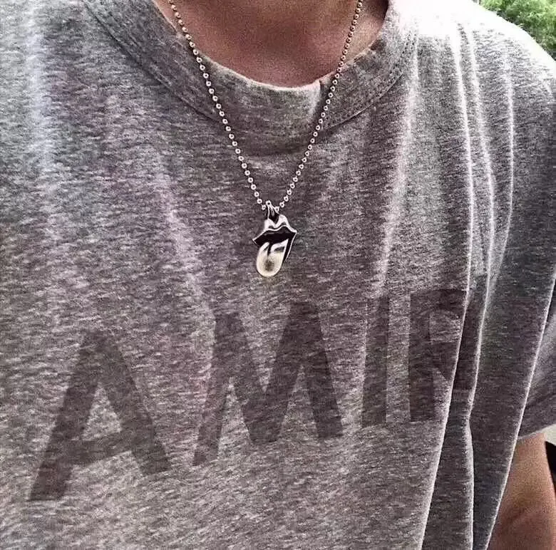 Chrome Hearts シルバー ロック舌ネックレス - 画像 (8)