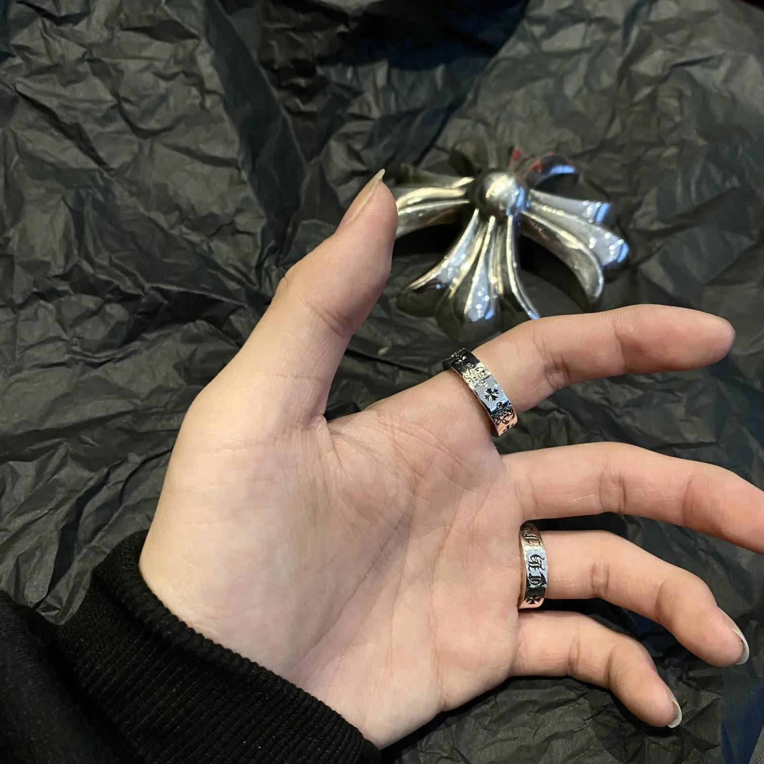 Chrome Hearts シルバー スカルレターリング - 画像 (10)