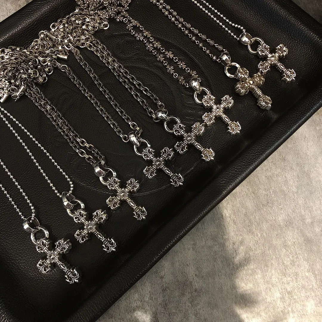 Chrome Hearts シルバー小十字架ネックレス - 画像 (8)