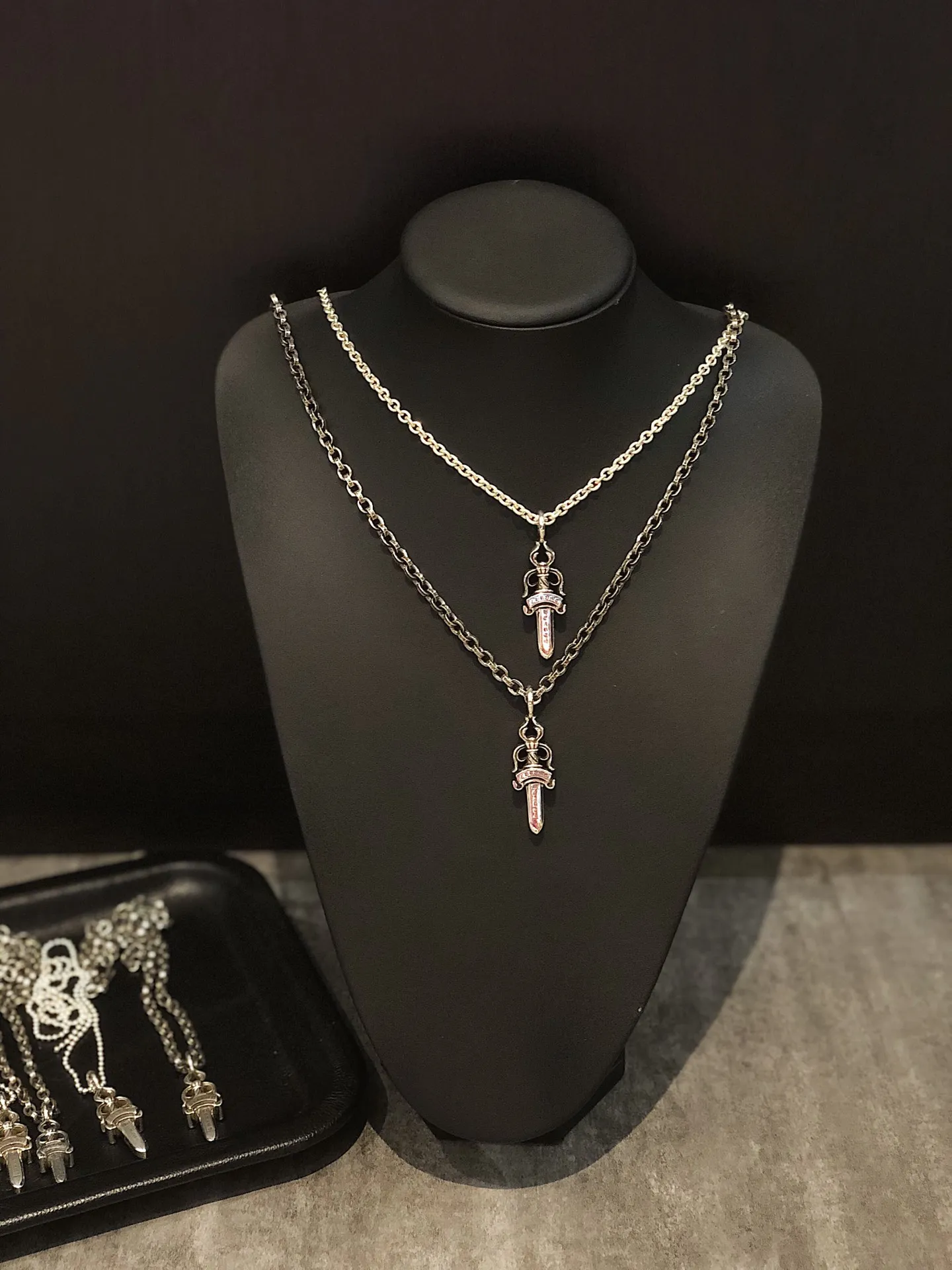 CHROME HEARTS シルバー小剣ネックレス - 画像 (8)