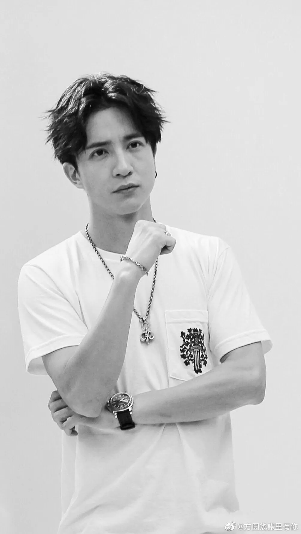 Chrome Hearts クロムハーツ 黒銀 フラワーネックレス - 画像 (8)