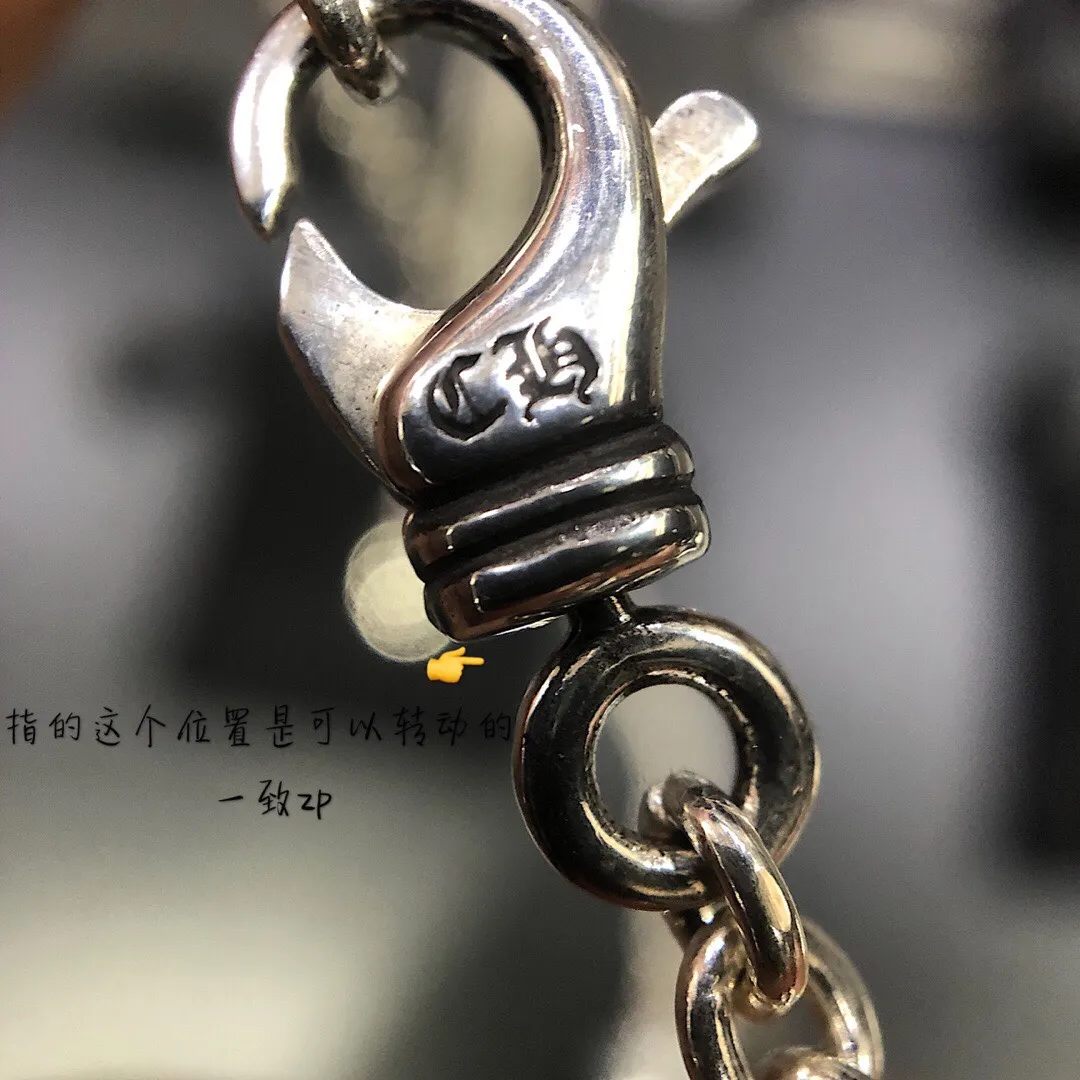 Chrome Hearts シルバー大舌頭ネックレス 65cm - 画像 (7)