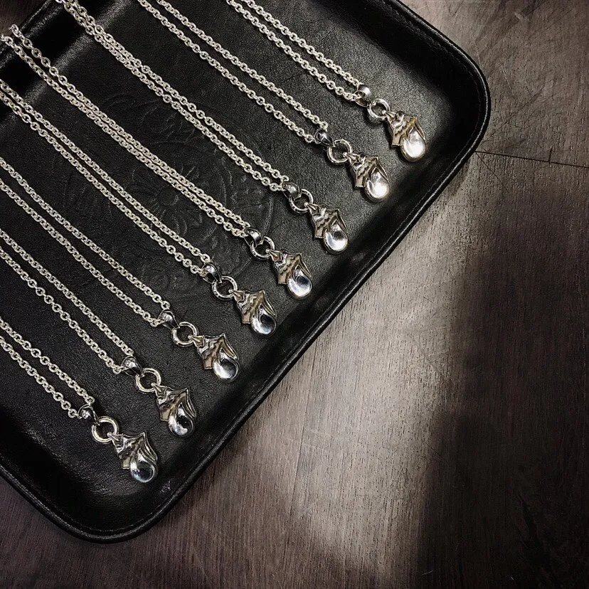 Chrome Hearts シルバー大舌頭ネックレス 65cm - 画像 (9)