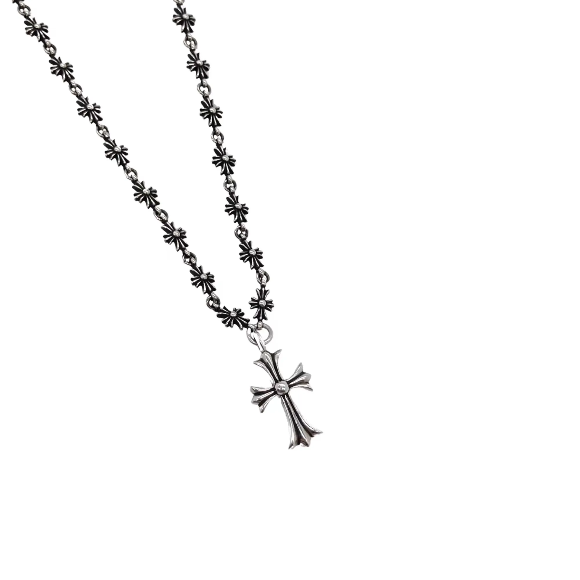 Chrome Hearts シルバー クロス ネックレス - 画像 (3)