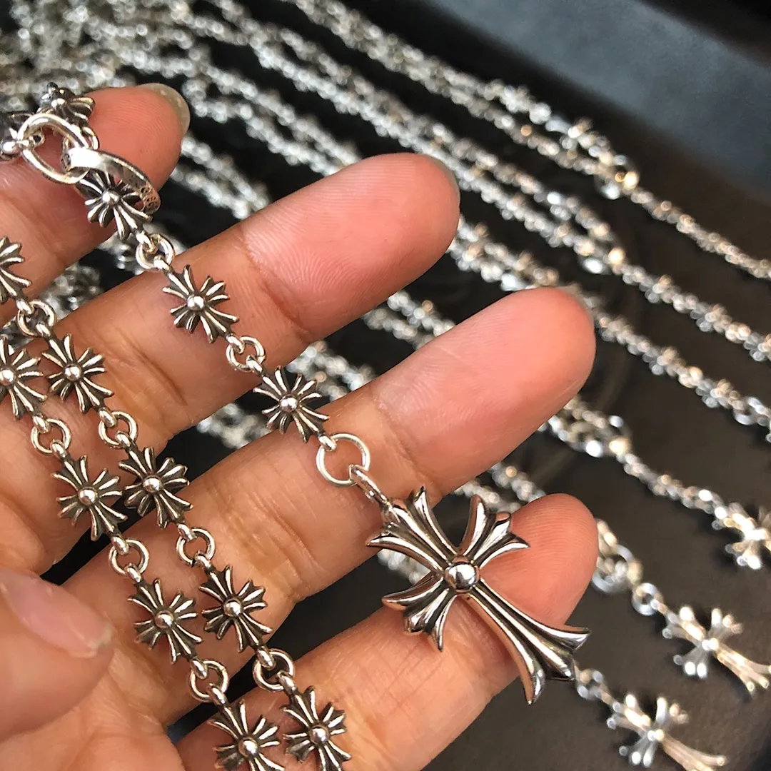 Chrome Hearts シルバー クロス拼接ネックレス - 画像 (5)