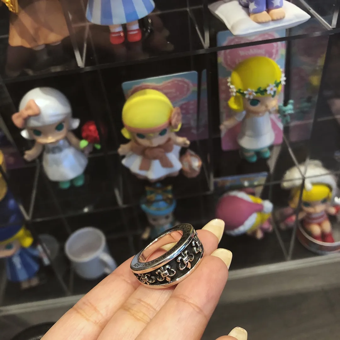 Chrome Hearts シルバー 不対称クロスリング - 画像 (6)