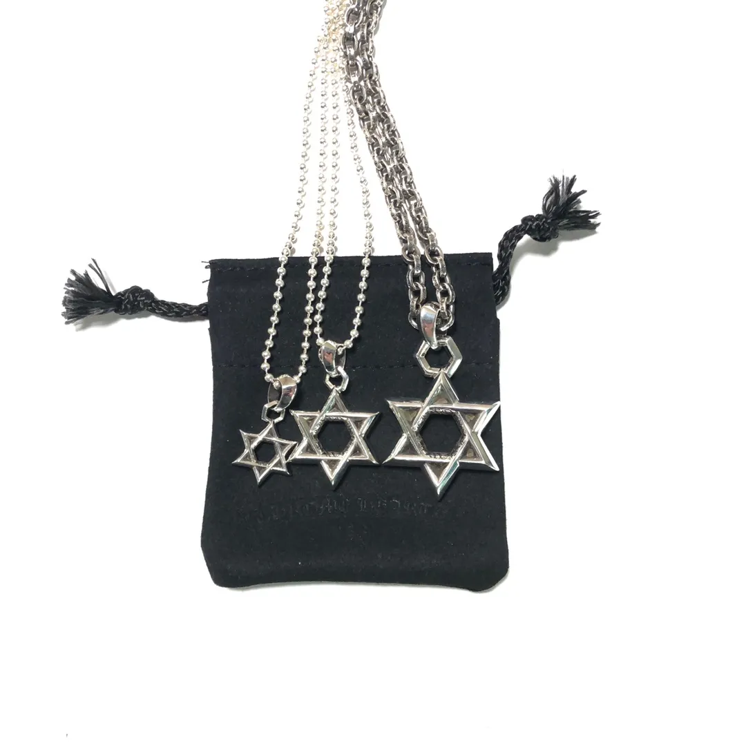 Chrome Hearts シルバー六芒星ネックレス - 画像 (4)