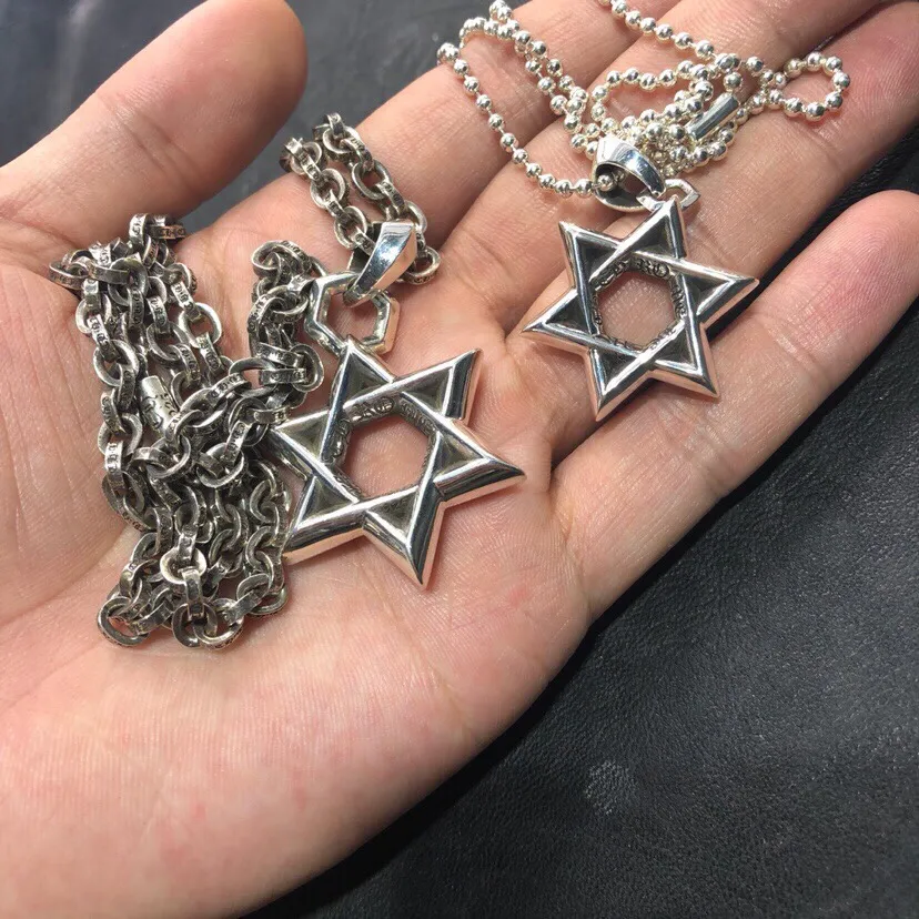 Chrome Hearts シルバー六芒星ネックレス - 画像 (5)