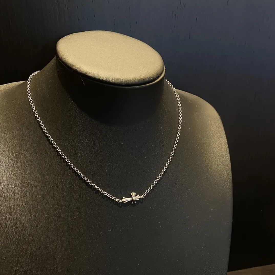 Chrome Hearts シルバー クロス ロングネックレス - 画像 (6)