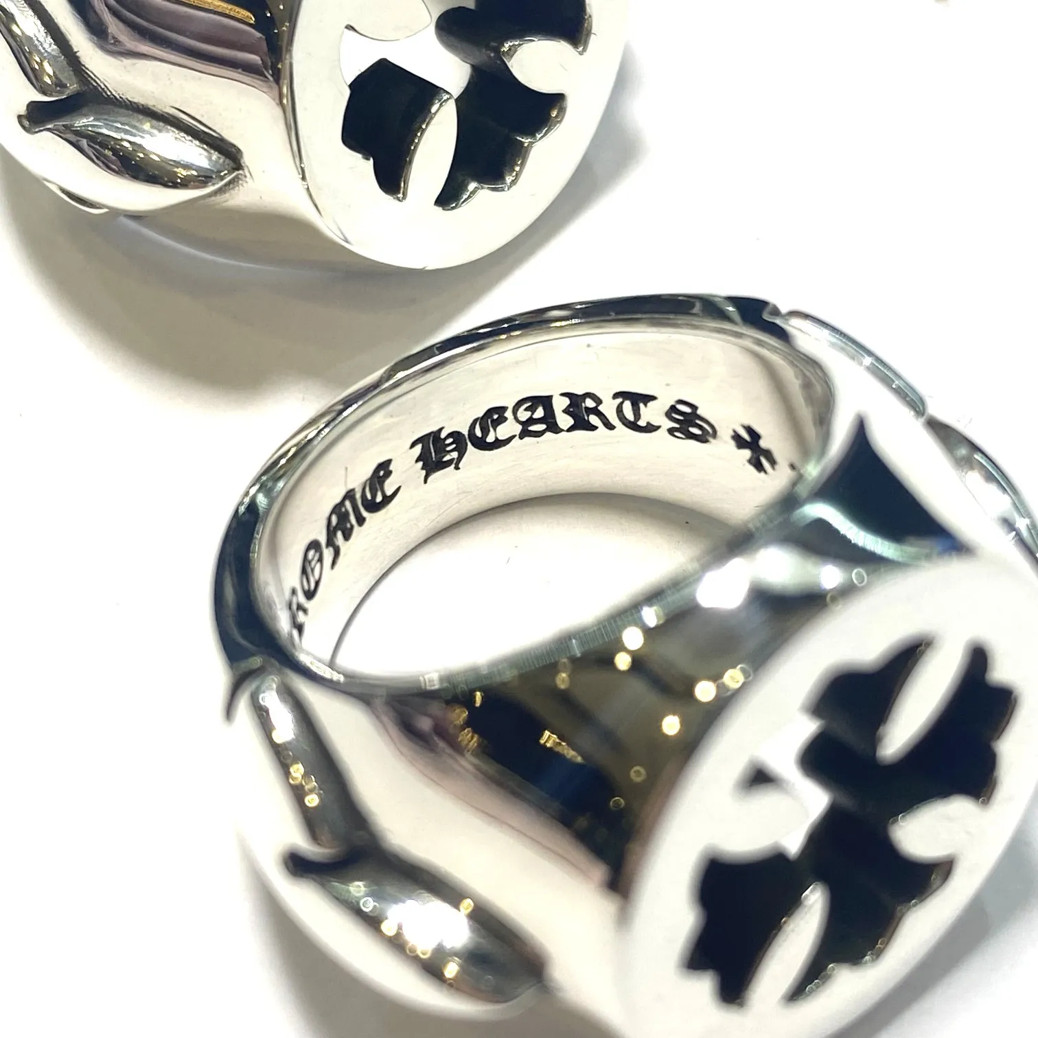 Chrome Hearts シルバー クロスリング - 画像 (3)