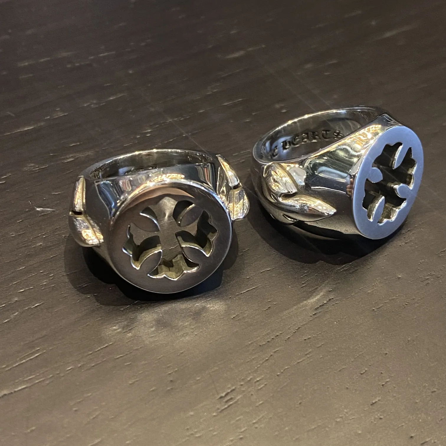 Chrome Hearts シルバー クロスリング - 画像 (4)