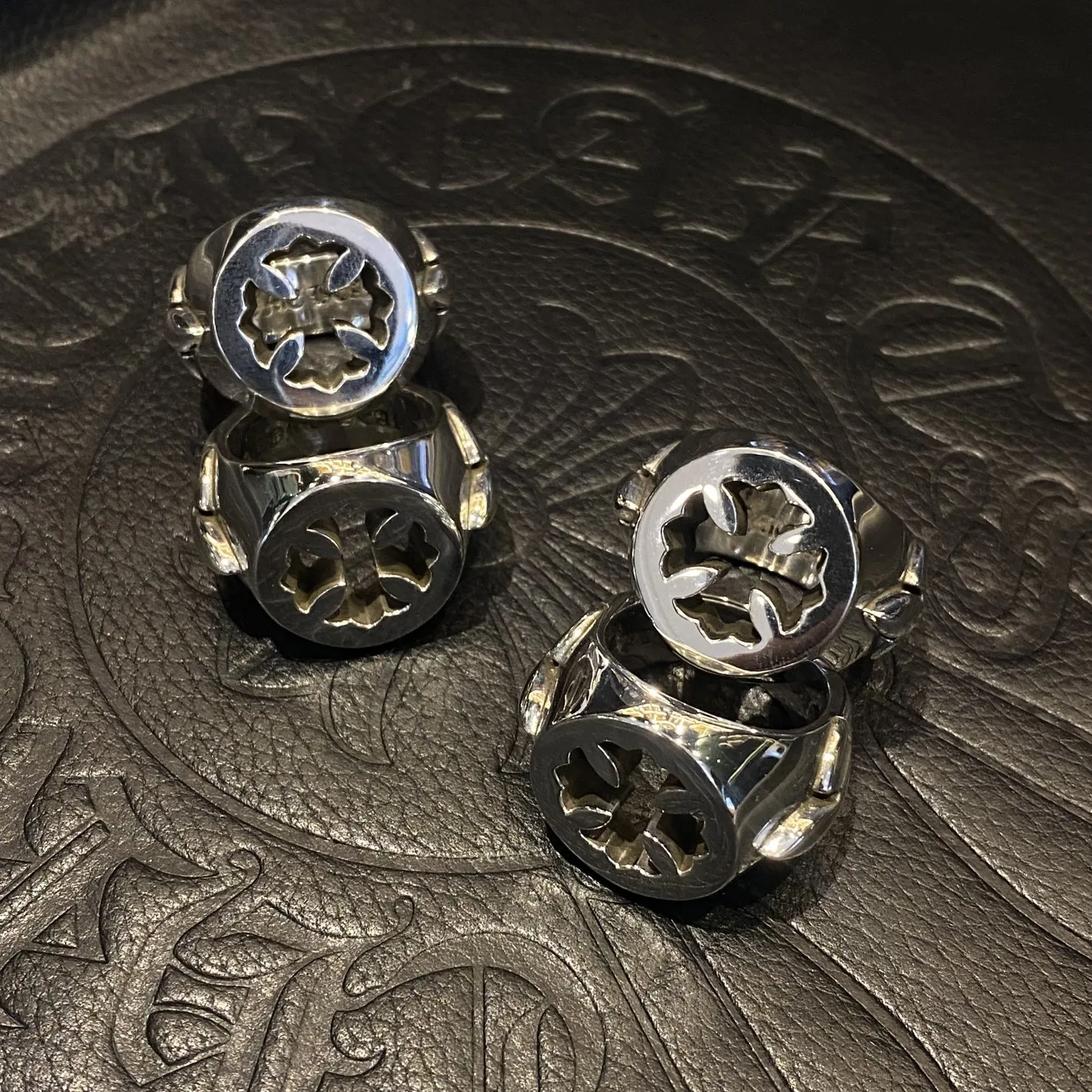 Chrome Hearts シルバー クロスリング - 画像 (5)