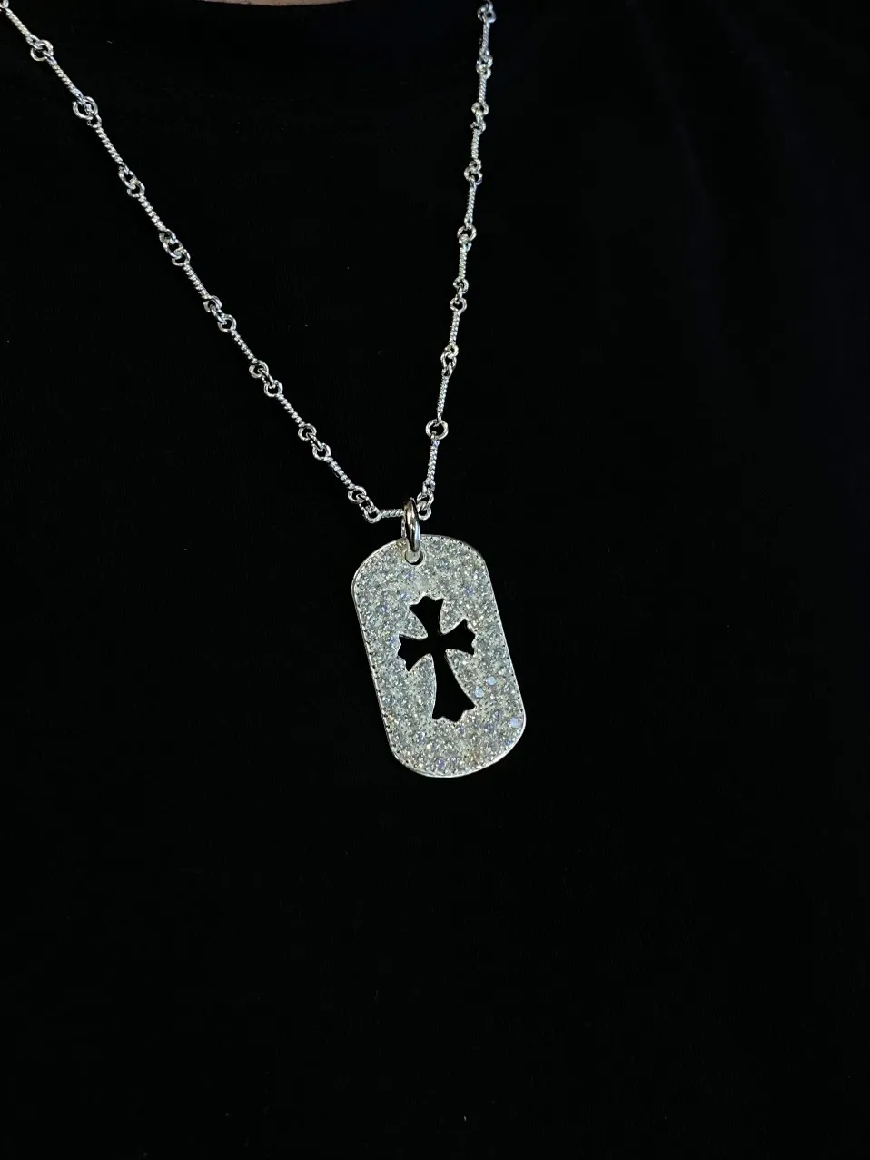 Chrome Hearts シルバー クロス ネックレス - 画像 (10)