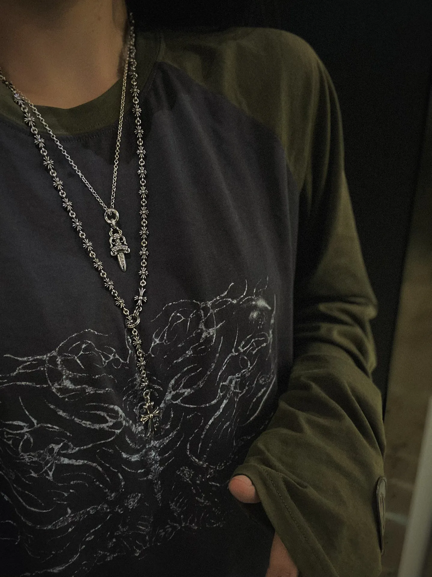 Chrome Hearts シルバー小剣ネックレス シルバー - 画像 (10)