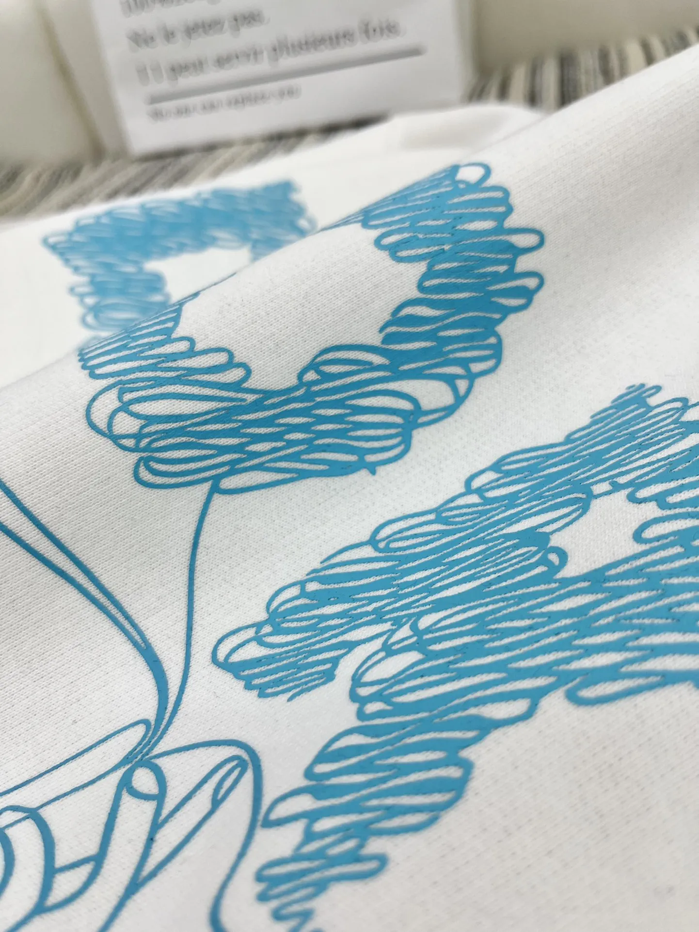 Christian Dior 白 2024新品丸襟プリントパーカー - 画像 (6)