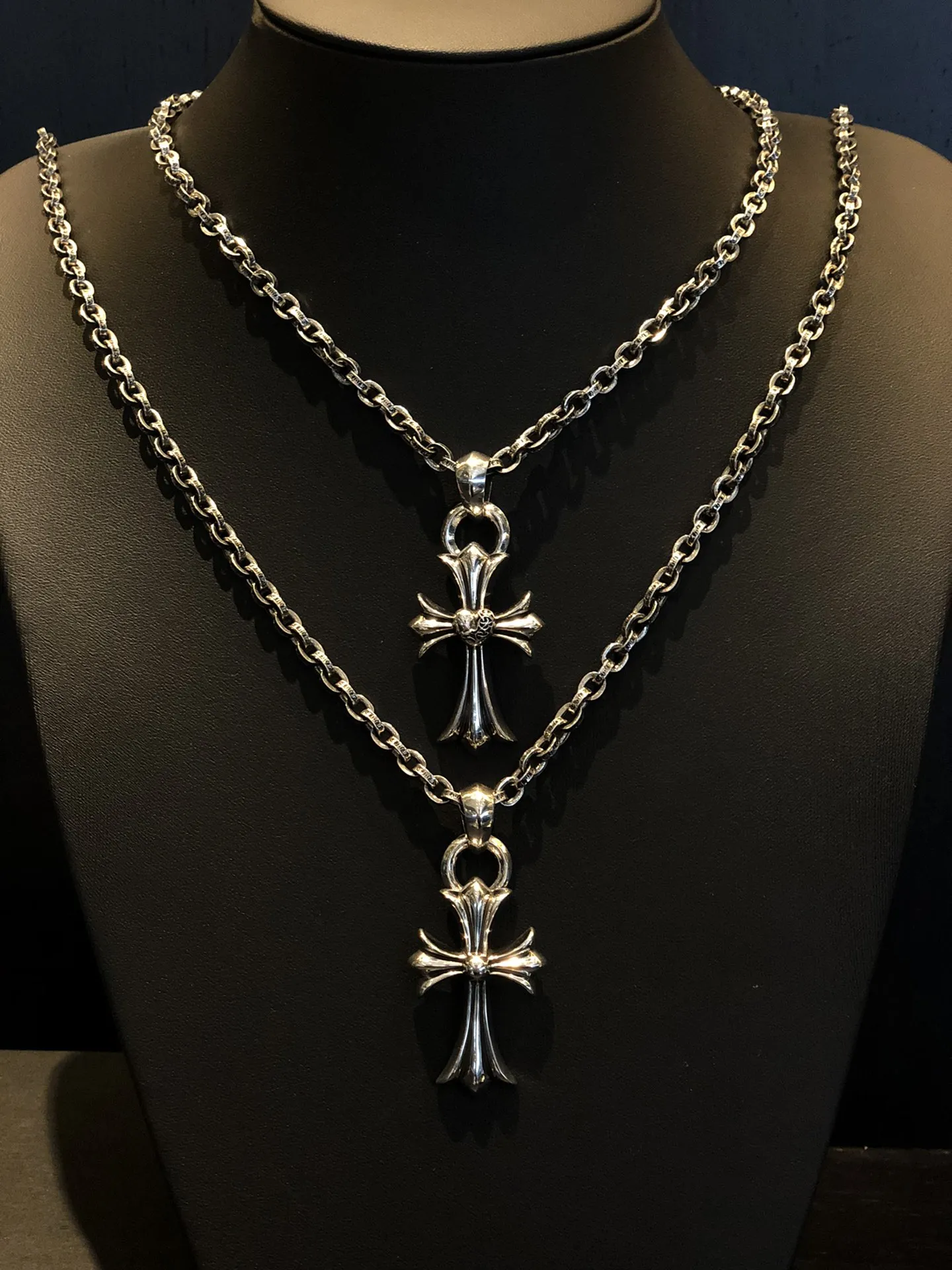 Chrome Hearts シルバー クロスネックレス - 画像 (6)
