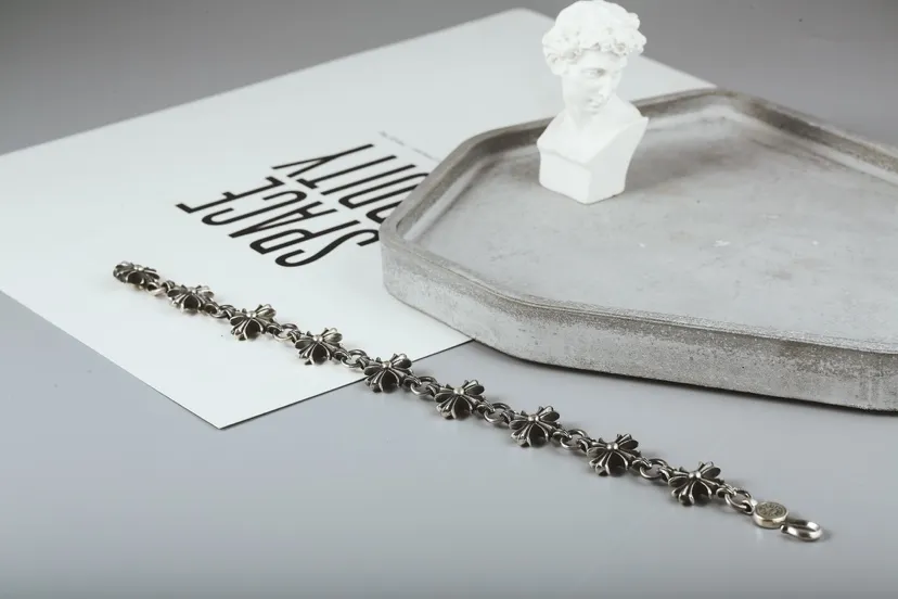 Chrome Hearts シルバー クロスブレスレット - 画像 (4)