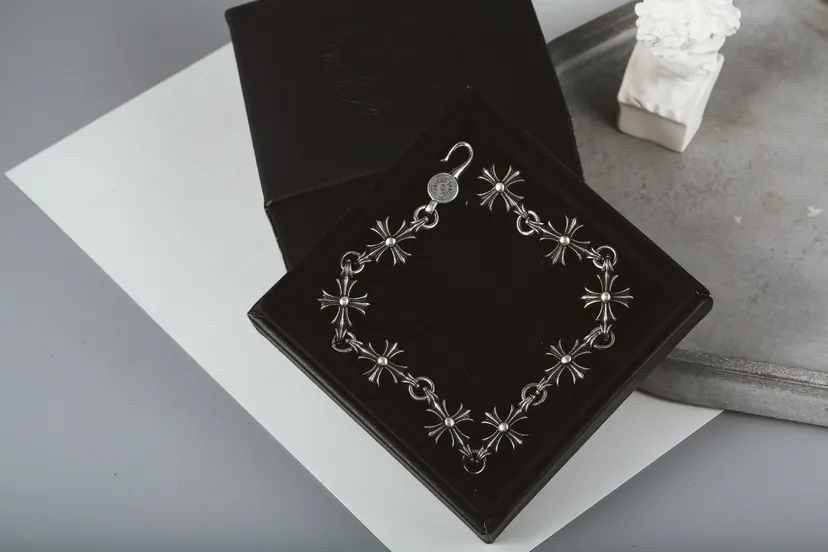 Chrome Hearts シルバー クロスブレスレット - 画像 (8)