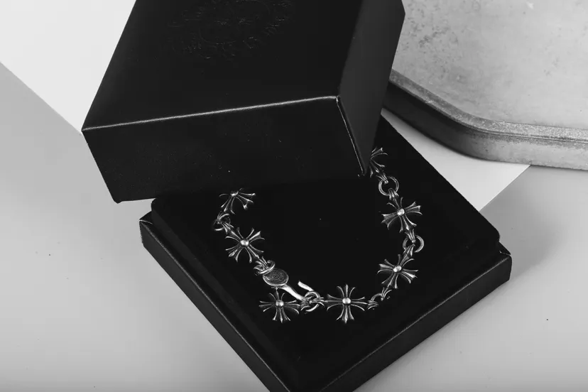 Chrome Hearts シルバー クロスブレスレット - 画像 (3)