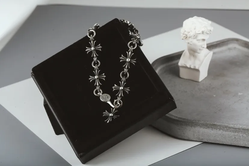 Chrome Hearts シルバー クロスブレスレット - 画像 (7)