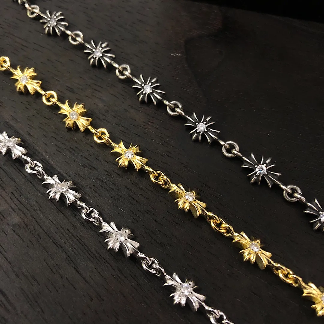 Chrome Hearts クロスフラワーストーンブレスレット 3色 - 画像 (4)