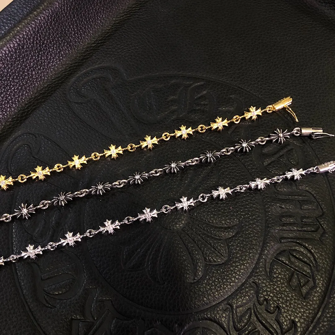 Chrome Hearts クロスフラワーストーンブレスレット 3色 - 画像 (6)