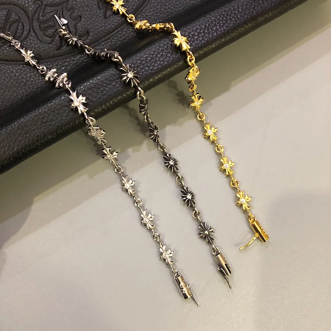 Chrome Hearts クロスフラワーストーンブレスレット 3色 - 画像 (7)