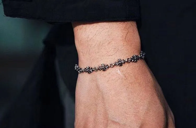 Chrome Hearts クロスフラワーストーンブレスレット 3色 - 画像 (9)