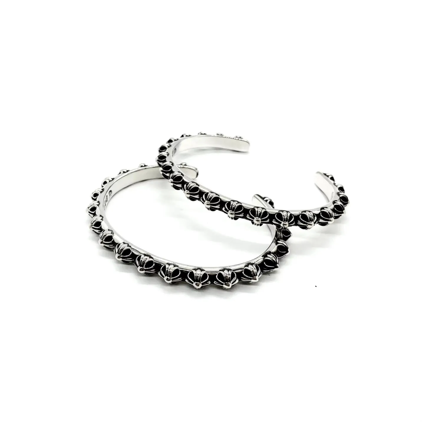 Chrome Hearts ブラッククロスフラワーブレスレット - 画像 (4)